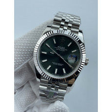 (준비완료/특급배송)NO.3476/롤렉스 데이저스트 41 민트그린 바 인덱스 126334 QP공장