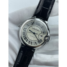 (준비완료/특급배송)NO.3684/AF공장 발롱블루 42MM 화이트다이얼 가죽 오토매틱